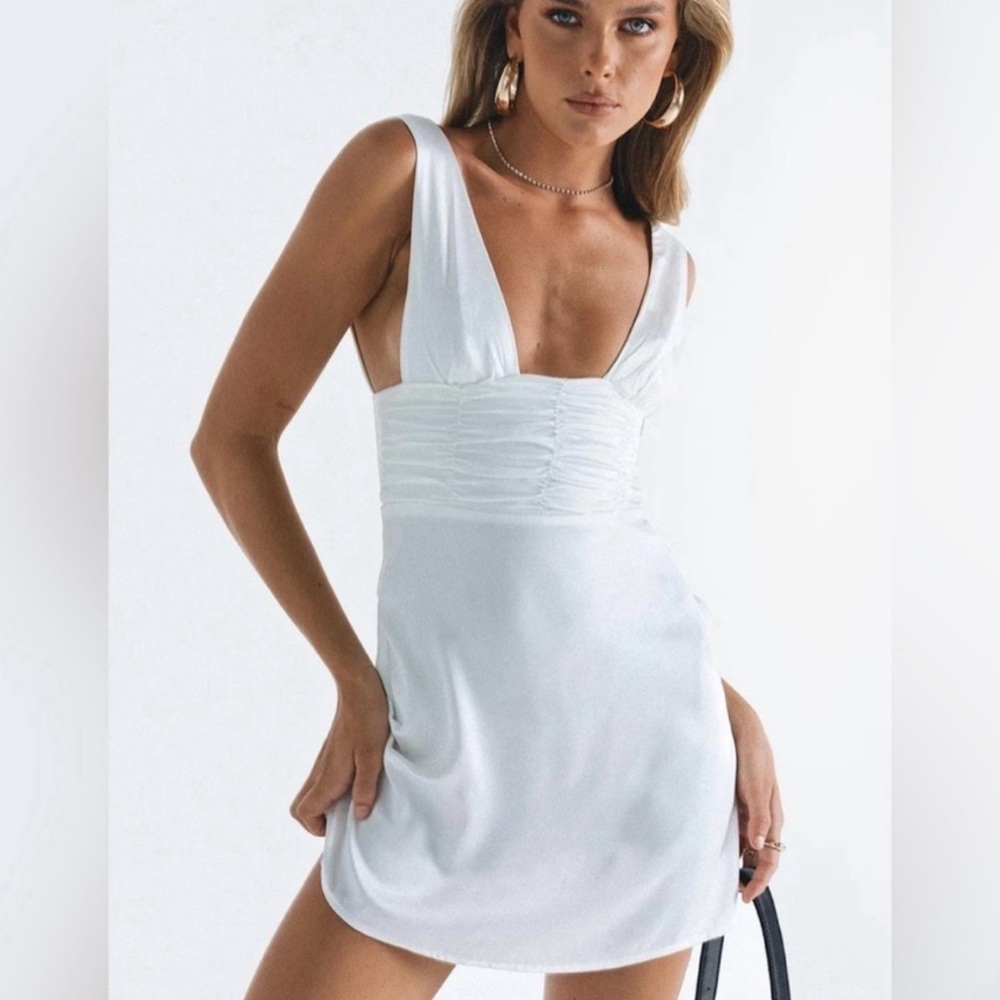 Princess Polly Alita Mini Dress | White